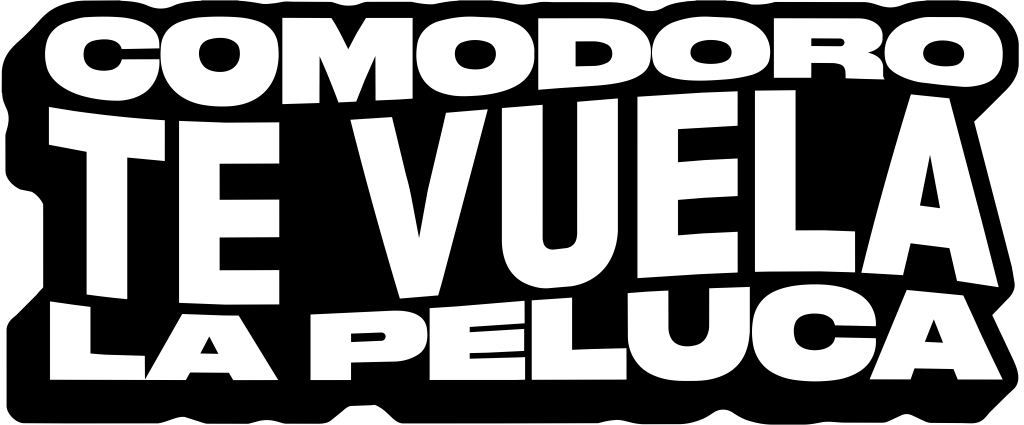 Logo Comodoro Te Vuela La Peluca Centrado